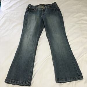Riders Copper bootcut Jeans 11/12 medium wash stretch denim